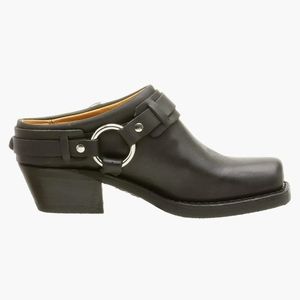 Frye Belted Harness Mule Clog Slip On Shoes Sz 9.5